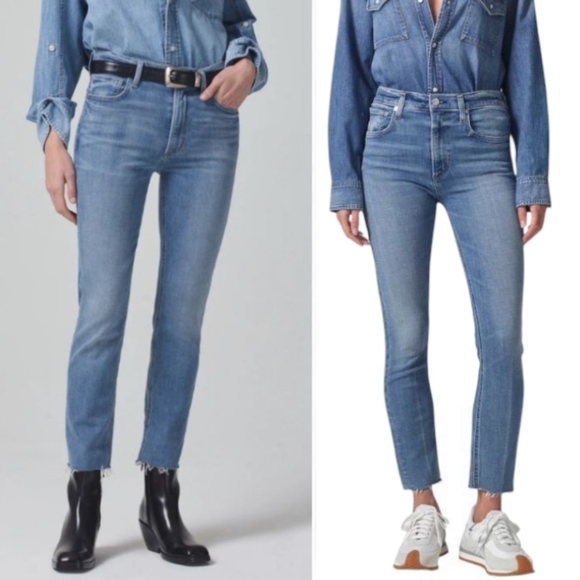 Citizens Of Humanity Denim - Citizens of Humanity Isola Straight Crop Jeans